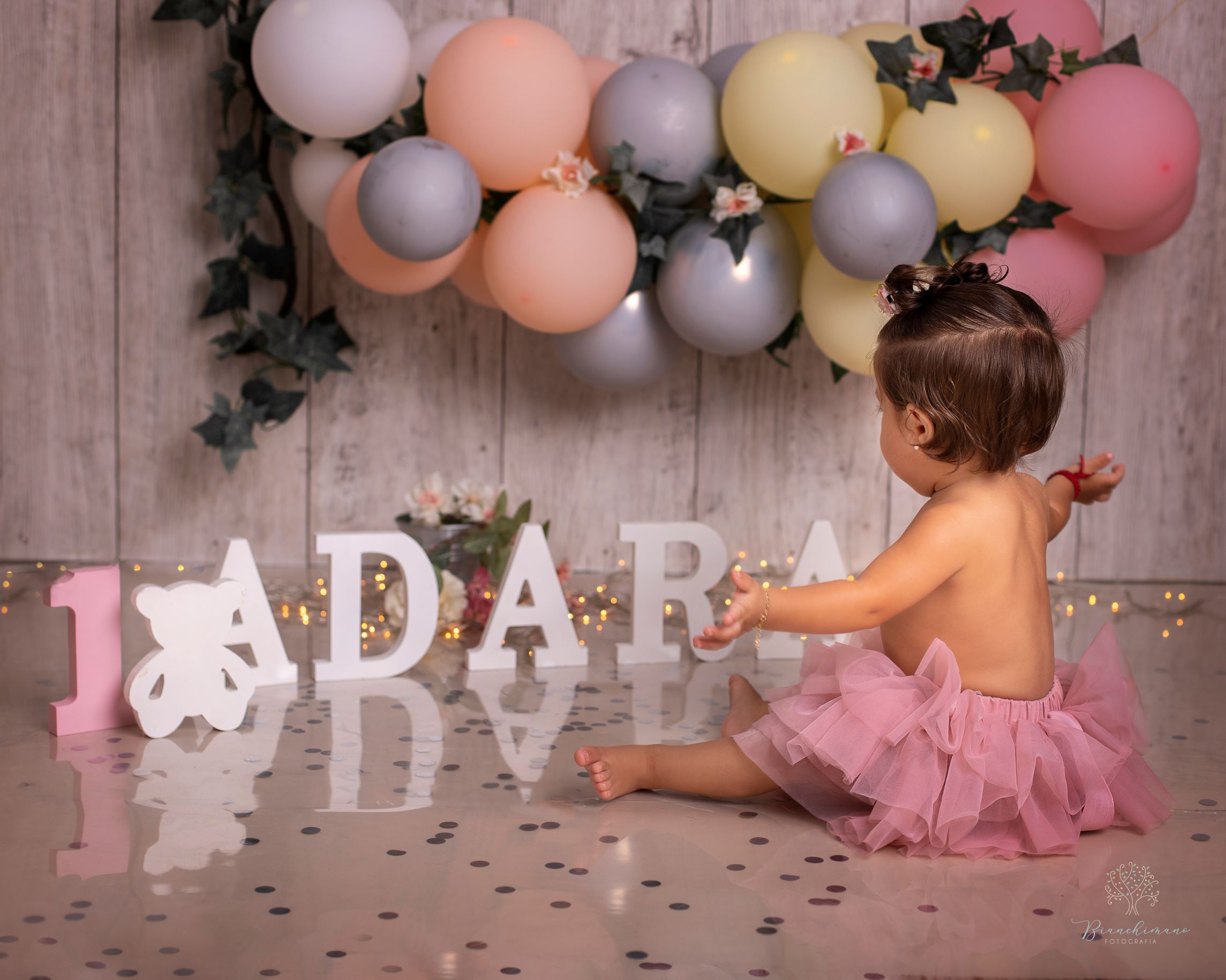 Fotografía de 1 año Smash cake Fotografía de 1 año Smash cake