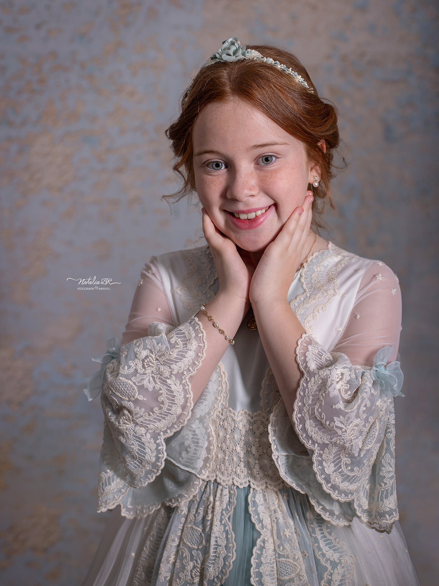 Foto comunión estudio interior