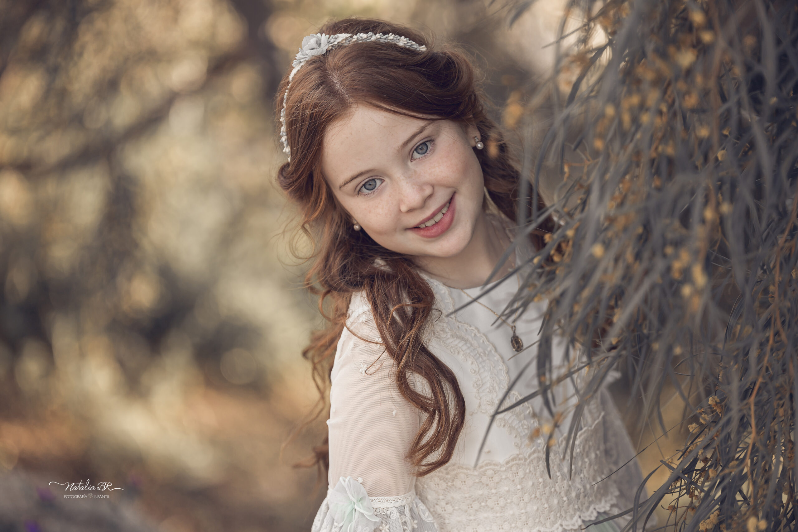 Sesión de fotografía de comunión en Málaga – Natalia BR Fotografía Infantil