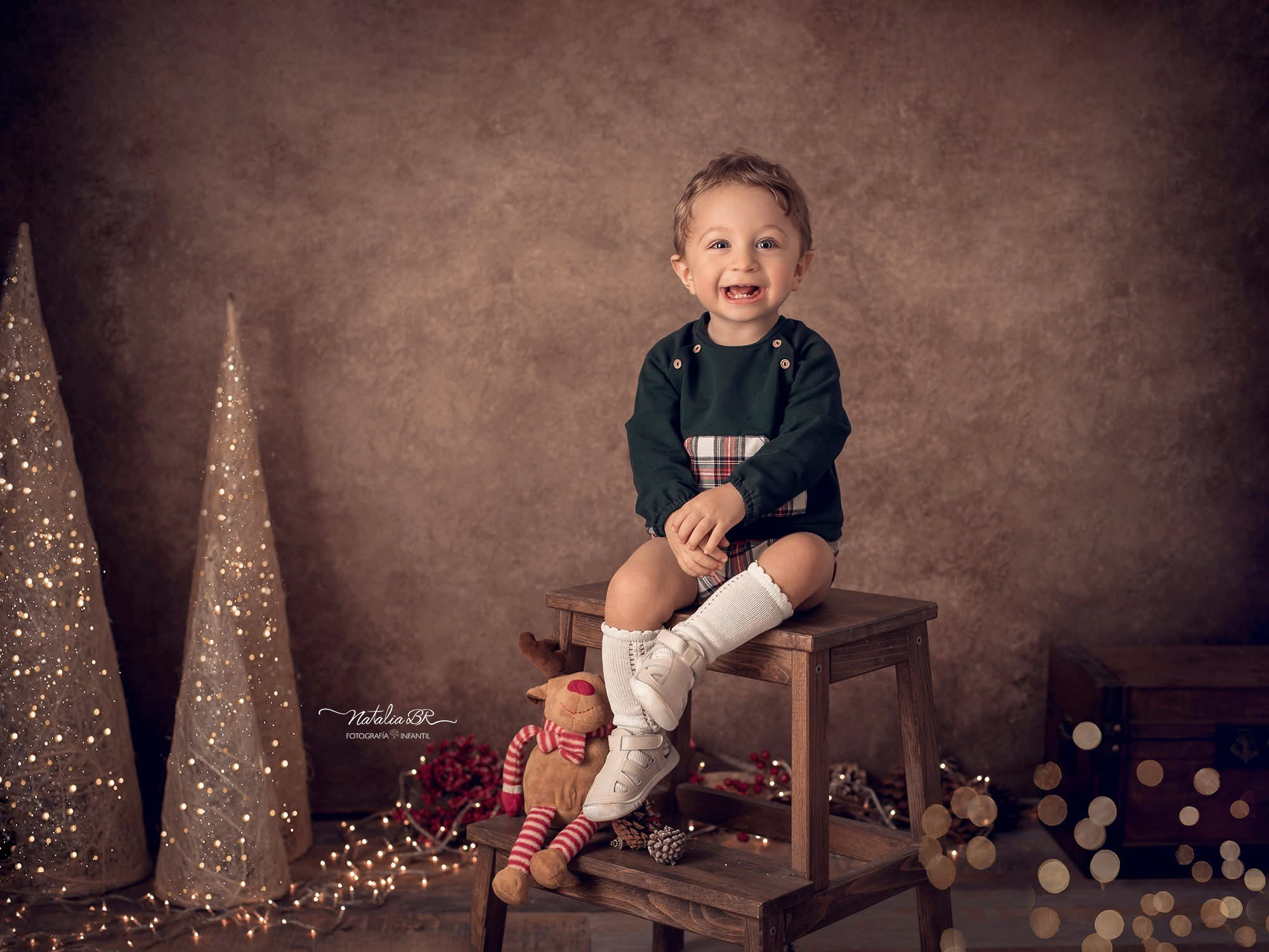 Sesión de fotografía de Navidad en Málaga – Natalia BR Fotografía Infantil