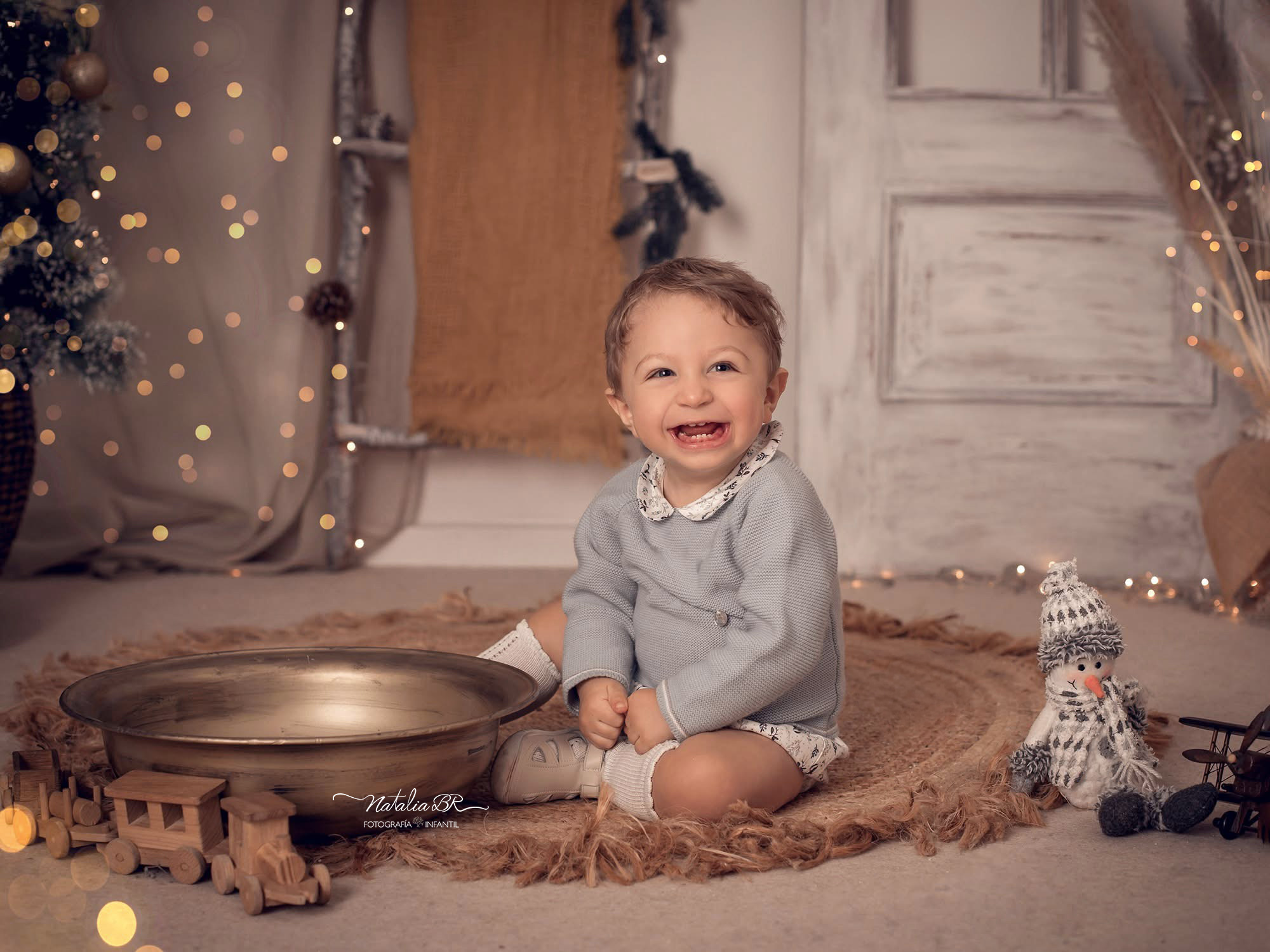 Sesión de fotografía de Navidad en Málaga – Natalia BR Fotografía Infantil
