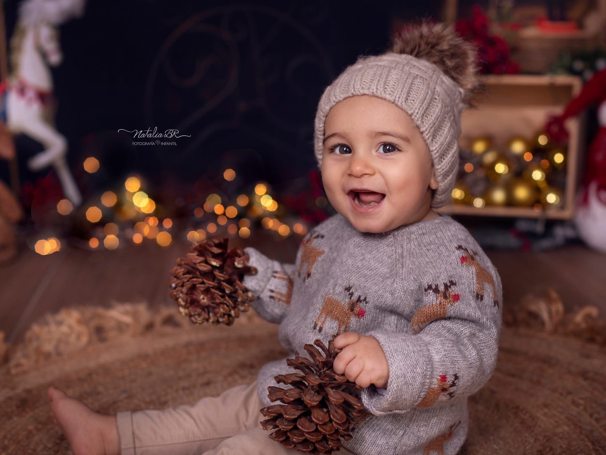 Sesión de fotografía de Navidad en Málaga – Natalia BR Fotografía Infantil